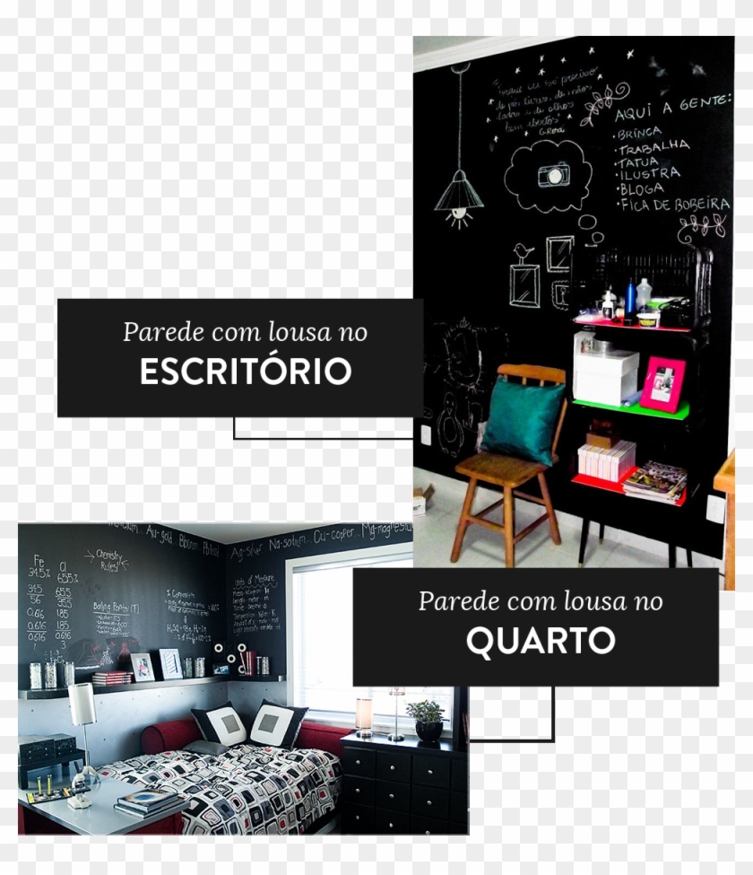 Parede Com Lousa - Blackboard Clipart