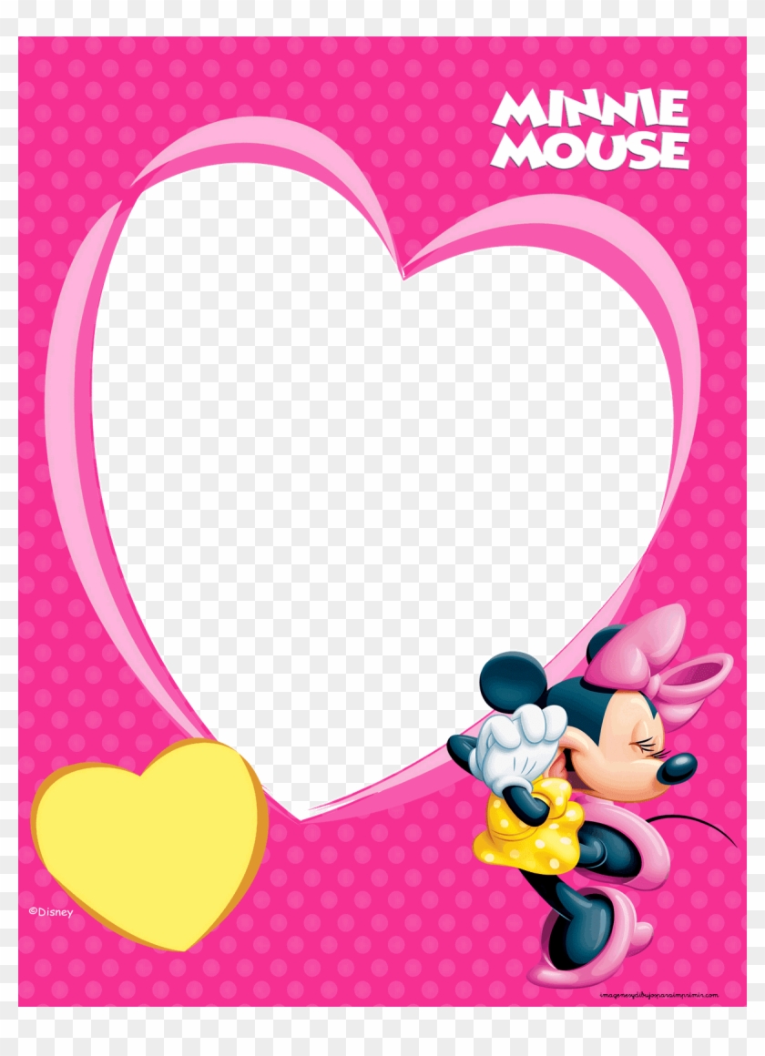 Marcos De Minnie Para Imprimir - Caratula De Minnie Mouse Clipart