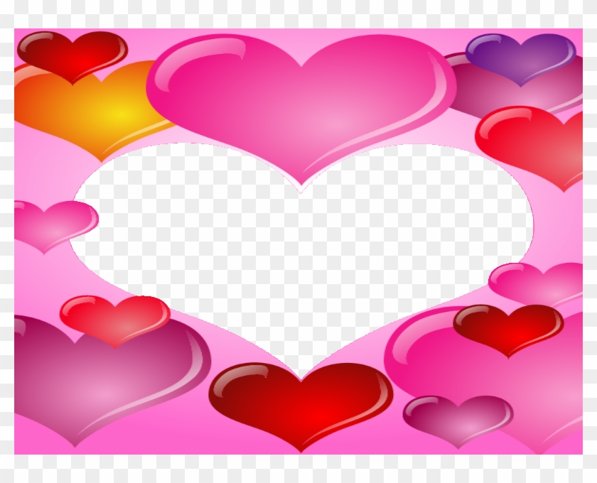 Marcos Fhotoscape Marco De Corazones - Heart Clipart