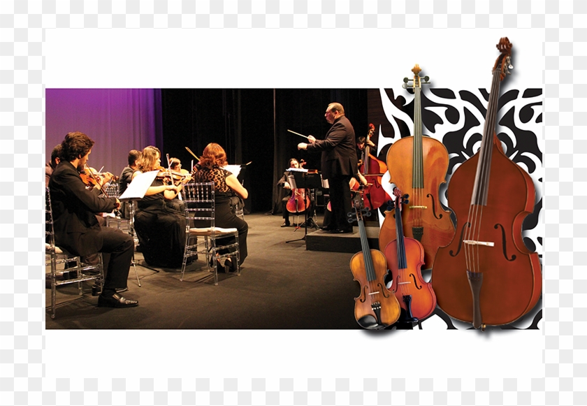 Orquestrando Brasil Banner - Double Bass Clipart
