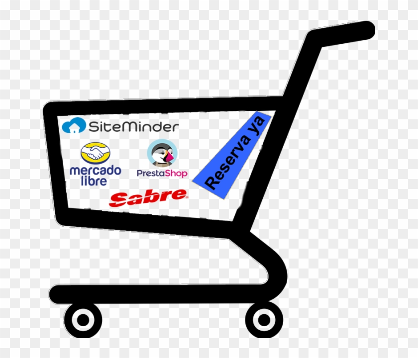 Carrito De Compras O Motor De Reservas Online Clipart #3410123