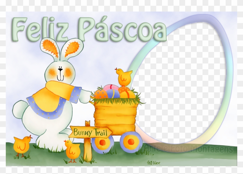 Montagem Para Fotos - Moldura De Pascoa Clipart #3410371