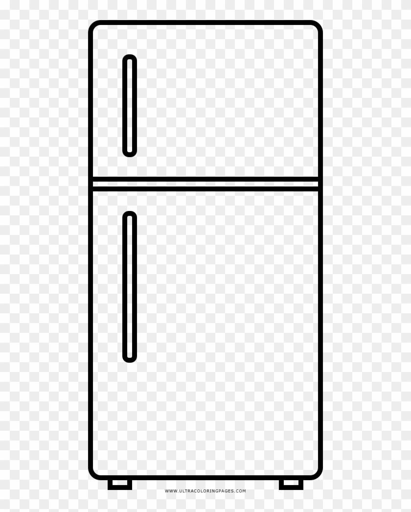 Refrigerador Dibujo Png - Fridge Coloring Pages Clipart