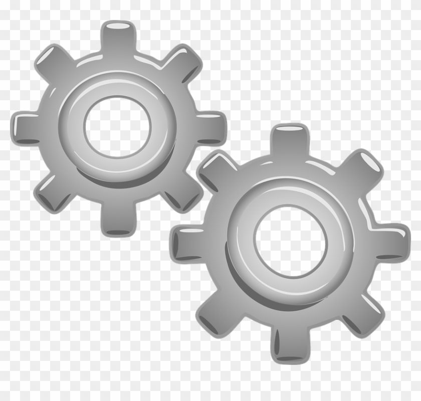 Engranajes, Del Motor, Parte, Mecánica, Movimiento - Engine Clipart - Png Download