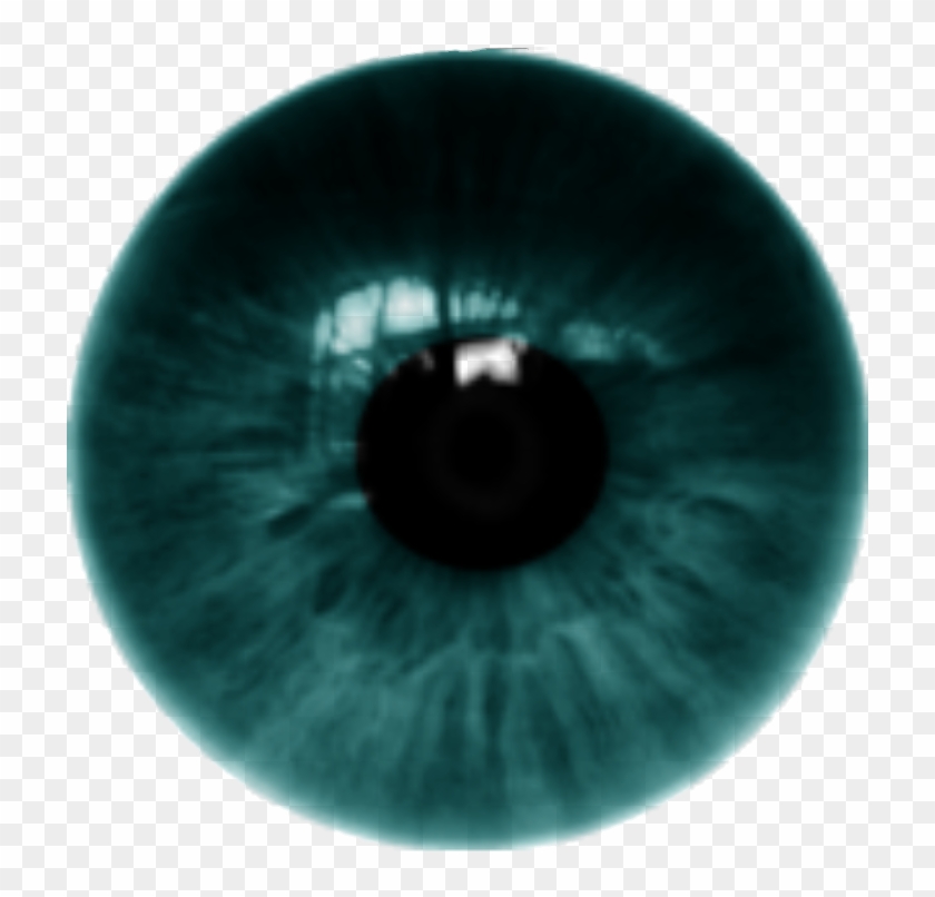 Ojosazules Sticker - Blue Contact Lenses Png Clipart #3410864