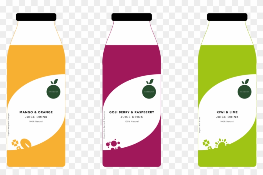 Juice Bottle Label Design , Png Download - Graphic Design Clipart