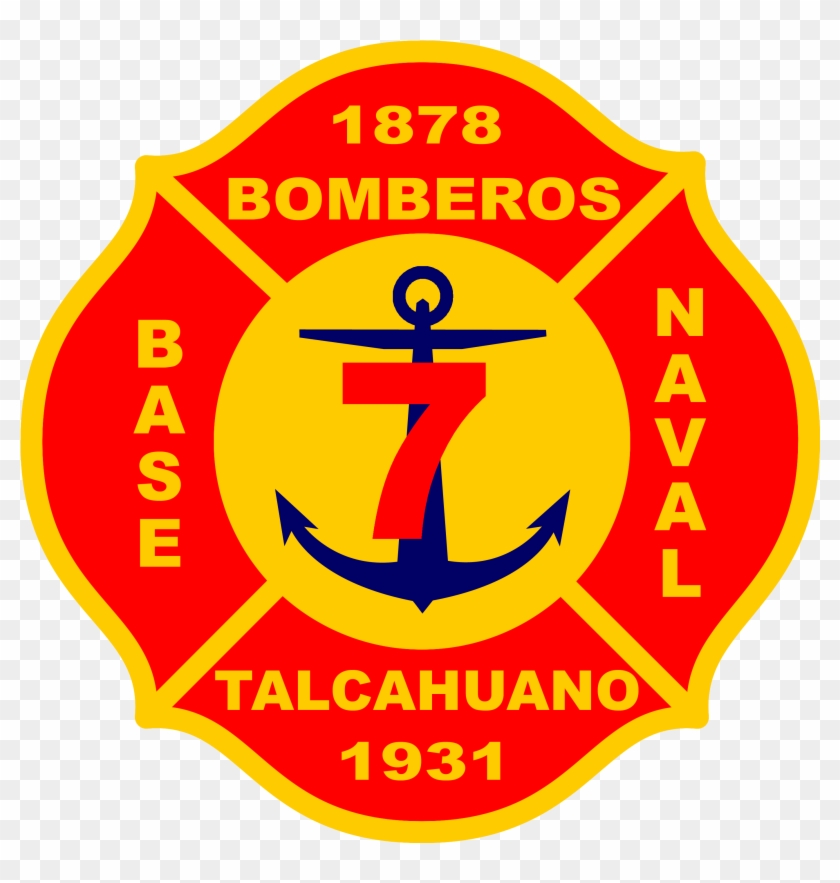 Bomberos Base Naval Talcahuano - Emblem Clipart