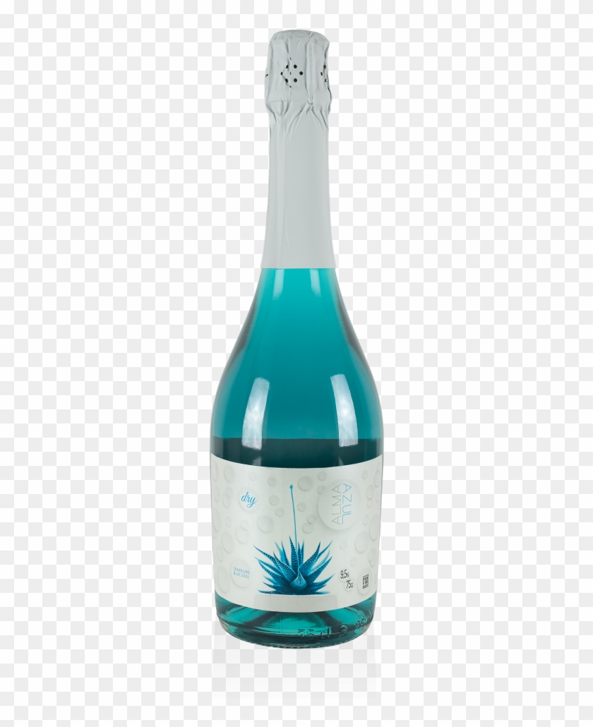 Sparkling Blue Soul - Glass Bottle Clipart