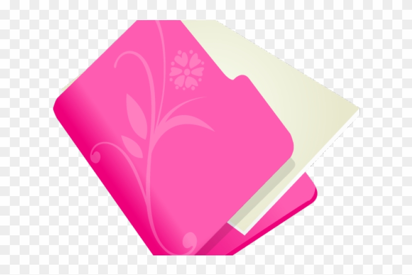 Folder Icons Pink Clipart (#3411148) - PikPng