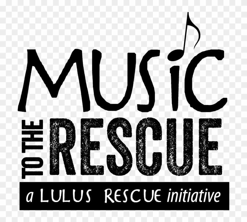 Music To The Rescue Logo - Human Action Clipart