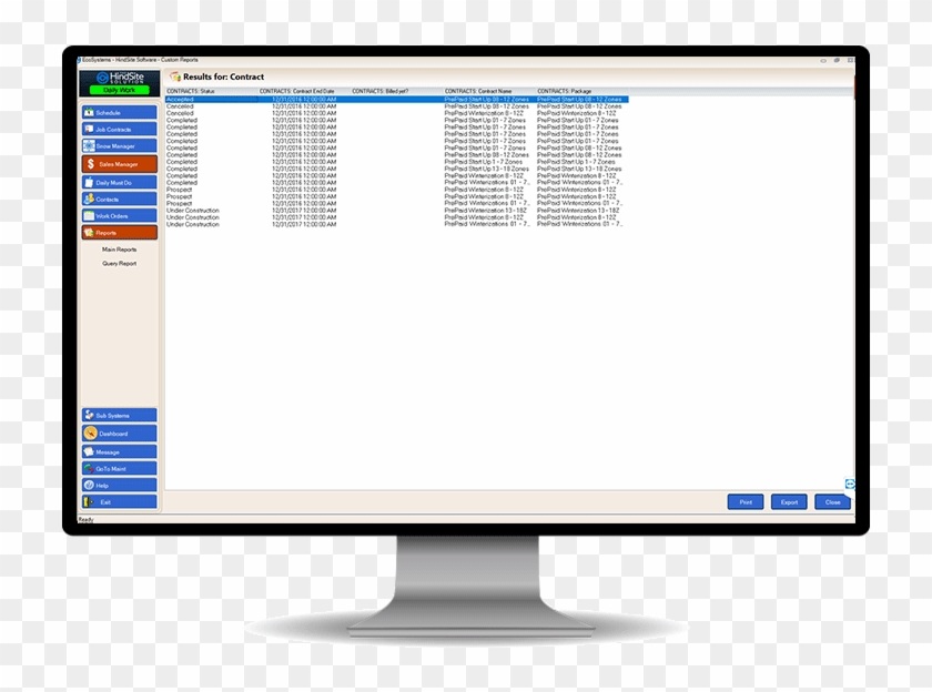 Contracts Custom Report Monitor - Computer Monitor Clipart #3411729