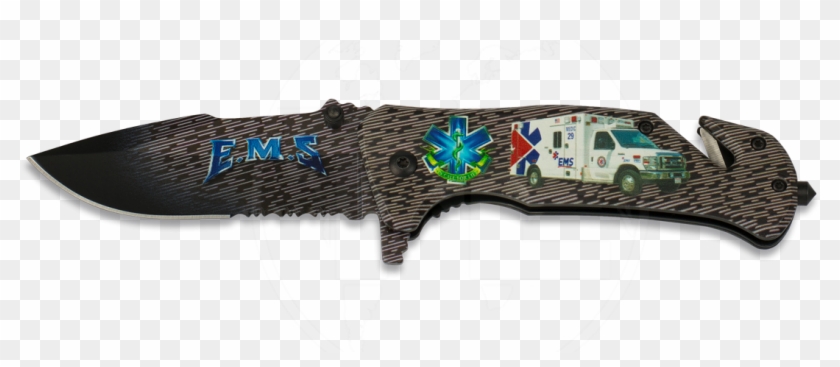 Navaja Asistida Rescate Ambulancia Cruz Vida 3d - Rifle Clipart #3411893