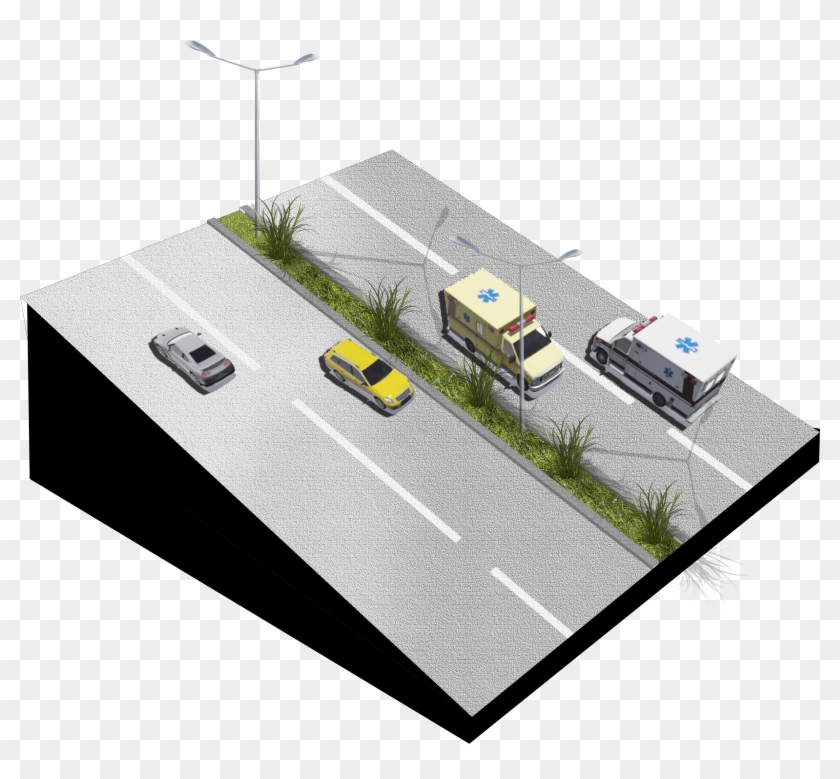 Iso Ambulancia - Highway Clipart #3411928