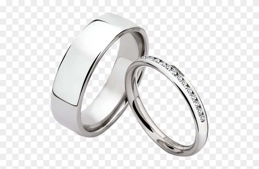 Anillos De Boda De Plata Png - Muski Prsten Belo Zlato Clipart #3411986