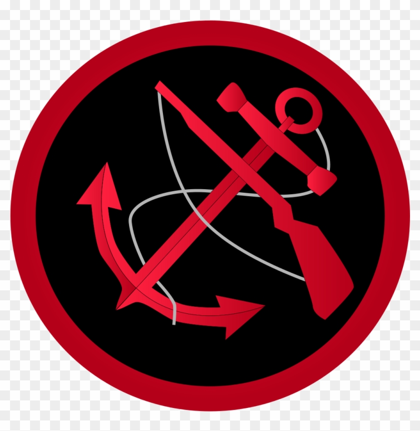 Colombian Navy Marine Infantry Sleeve Insignia Icon - 2nd Company Naval Academy Mascot Clipart #3412304