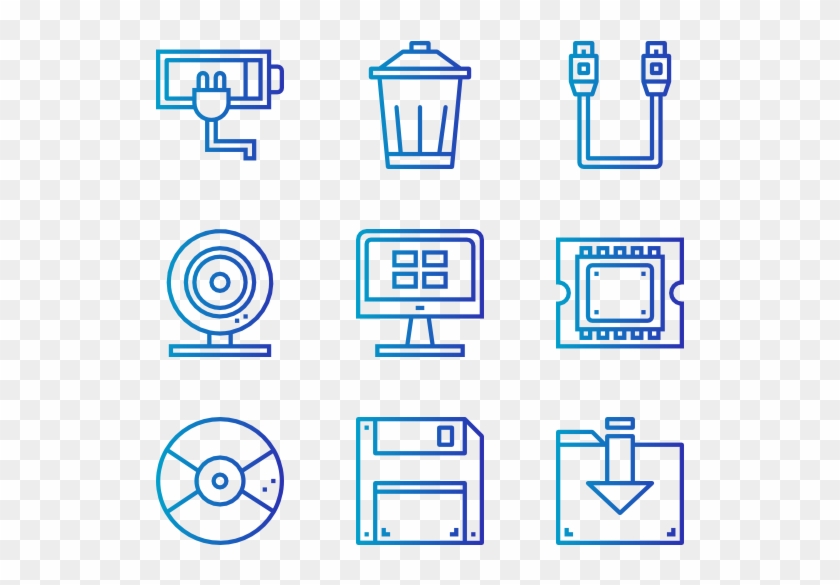 Hardware - Wire Transfer Flat Icon Clipart