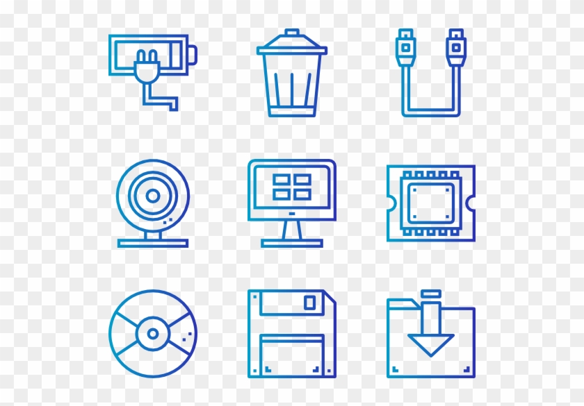 Hardware - Wire Transfer Flat Icon Clipart #3412382