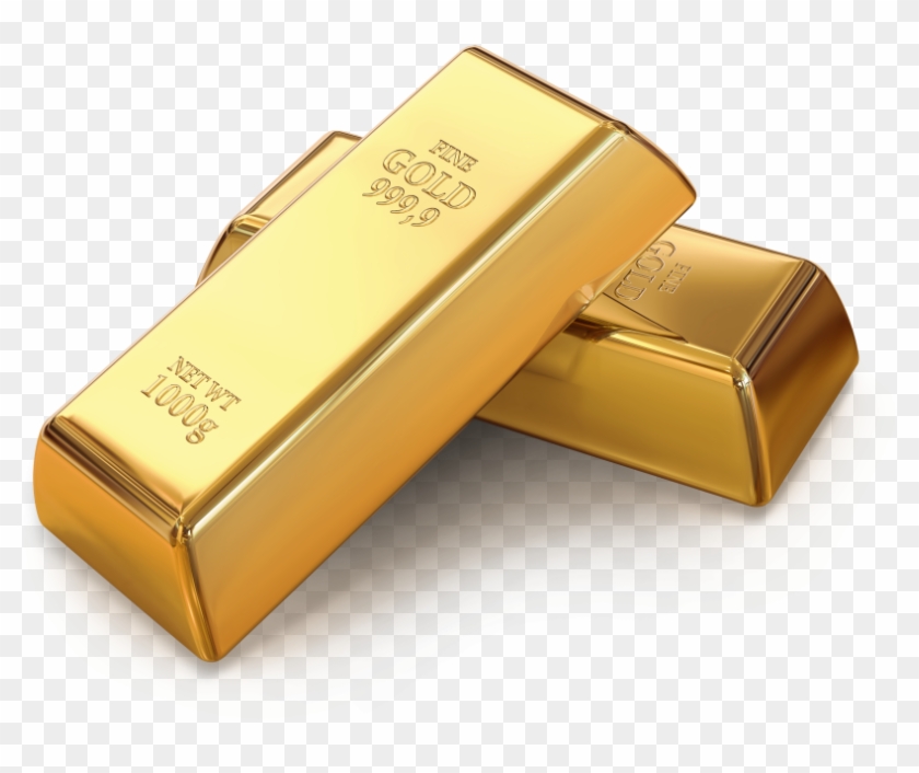 Gold Free Download Png - Bar Of Gold Png Clipart #3412486