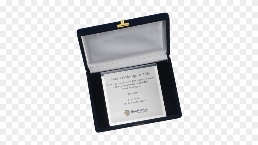 Certifiqually Brindes Especiais - Plaquinha De Metal Para Premiação Clipart