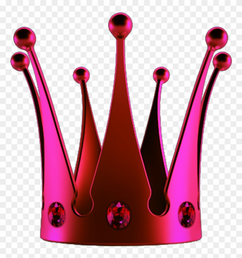 #crown #corona #pink #rosado #rosada #ruby #rubi #queen - Prince Clipart