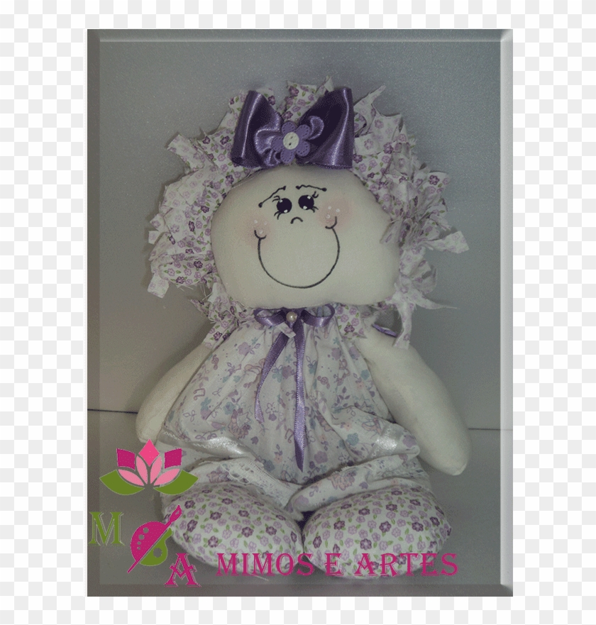 Bonecas De Pano Sorriso Na Cor Lilás - Stuffed Toy Clipart #3412967