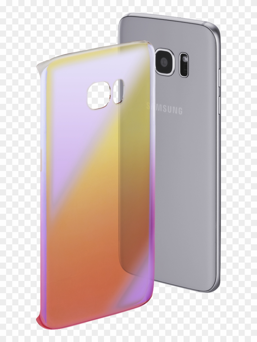 "mirror" Cover For Samsung Galaxy S7 Edge, Yellow/pink - Samsung Galaxy Clipart