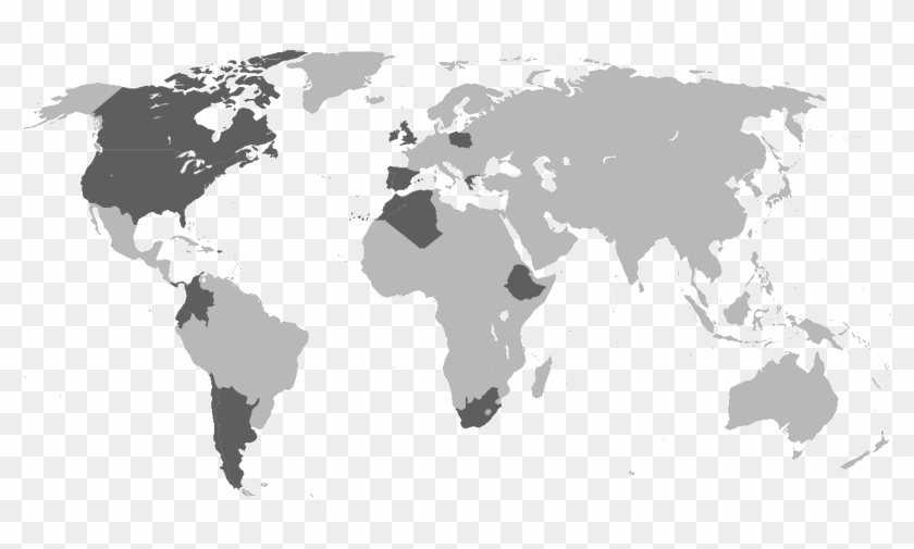 Con Más De - Mena Region World Map Clipart