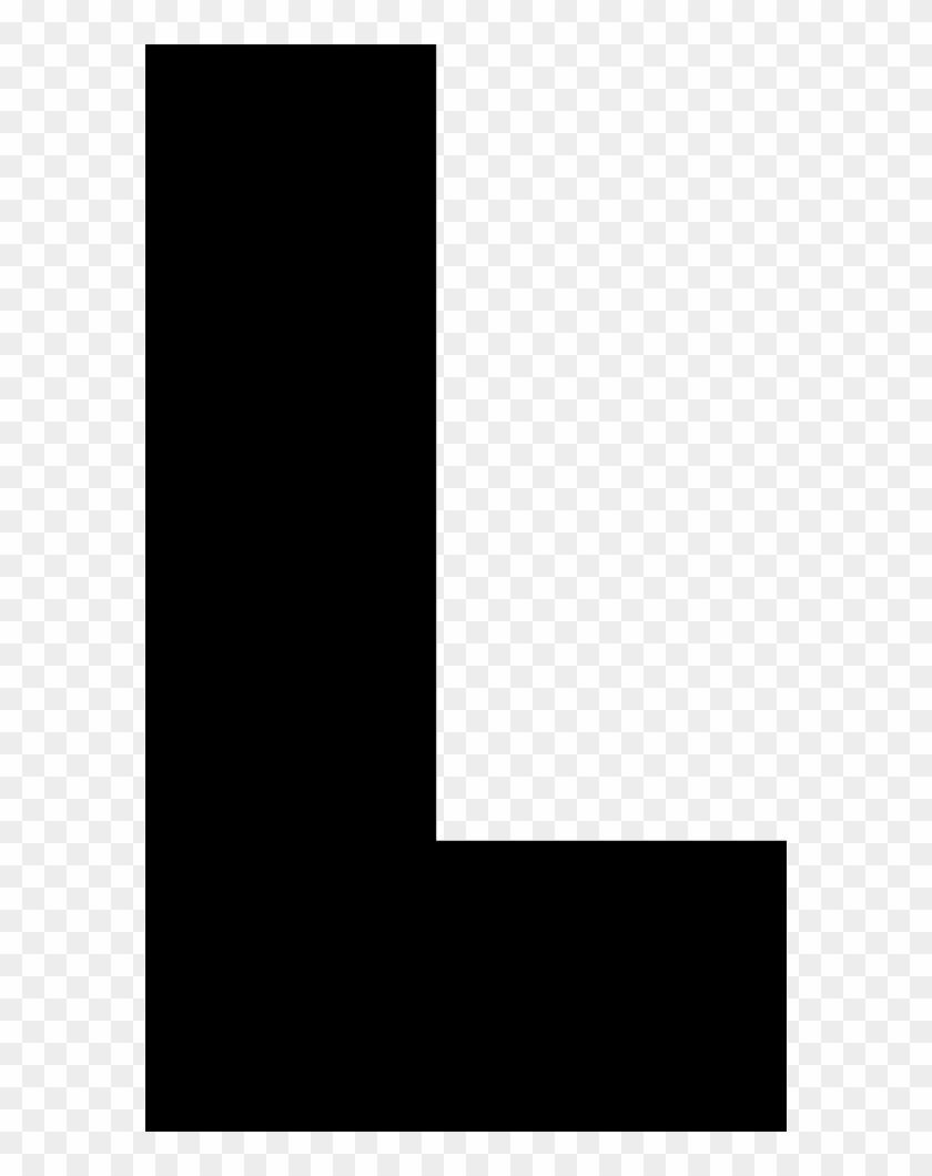 Png File Svg - Black Letter L Png Clipart