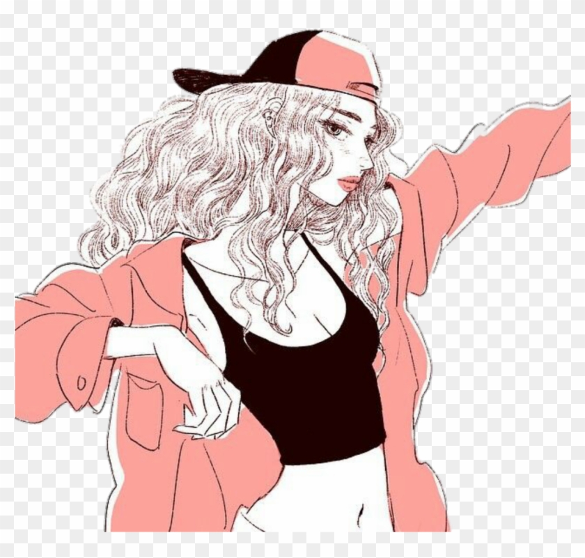 #tumblr #nena #chica #woman #girl #mujer #dibujo #diseño - Skater Hands Tumblr Drawing Clipart #3413158