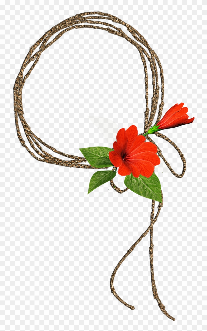Red Roses Frame Flower Nature Png Image - กุหลาบ กรอบ รูป ดอกไม้ Clipart