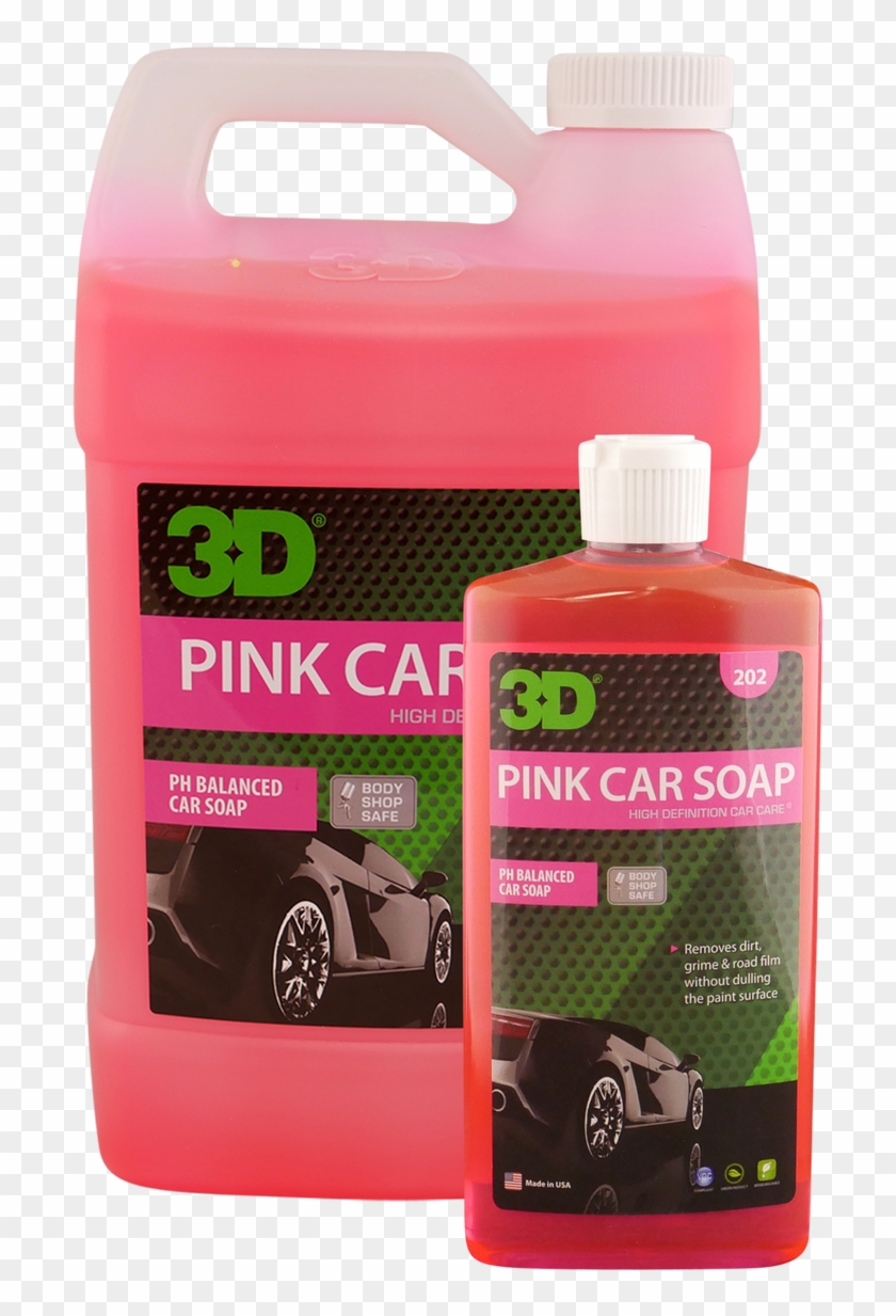 3d Car Care 3d Pink Car Soap , Png Download - 3d Auto Detailing Products Clipart
