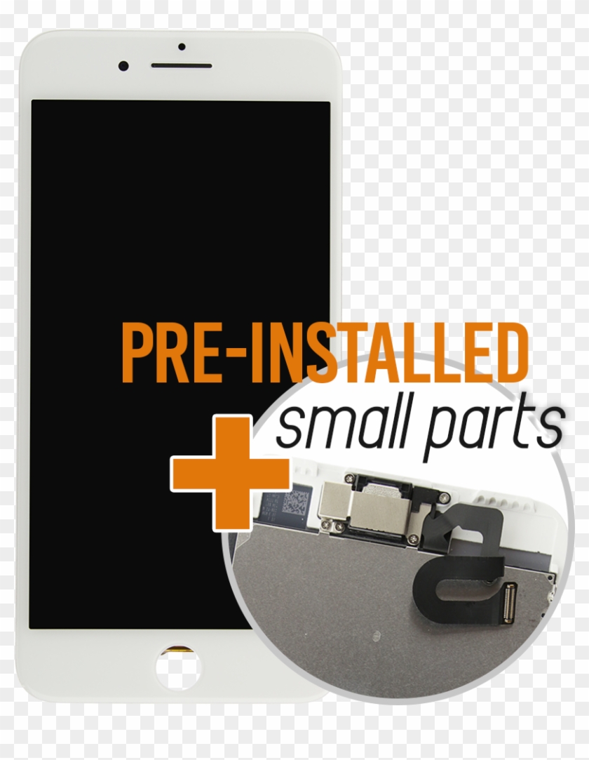 Iphone 7 Plus White Lcd Screen And Digitizer Full Assembly - Smartphone Clipart