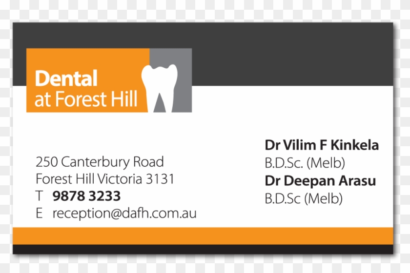 Business Card Fridge Magnet-53mm X 86mm - Dr Visiting Card Png Clipart #3413524