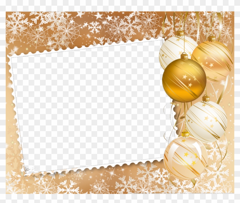 Marcos Navideños Dorados Png - Fondos Para Tarjetas Navideñas Elegantes Clipart