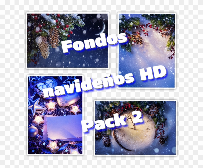 Excelentes Fondos Navideños Hd - Christmas Ornament Clipart #3413956