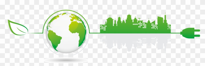 Green Energy Saving Renglobe - Sustainable Energy Banner Clipart #3413981