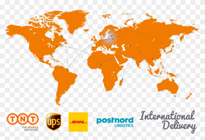 Fast Worldwide Delivery , Png Download - Arable Land World Map Clipart