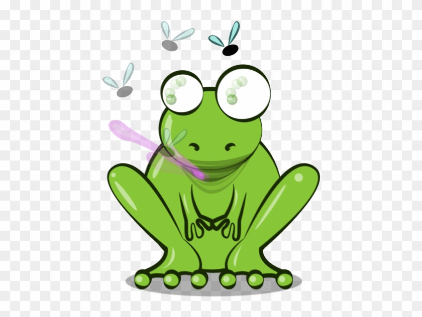 Paper Animation Frog Cartoon - Cartoon Frog With Crown Clipart