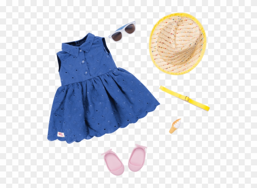 Heart Of Summer Outfit For 18-inch Dolls - Our Generation Summer Outfits Clipart