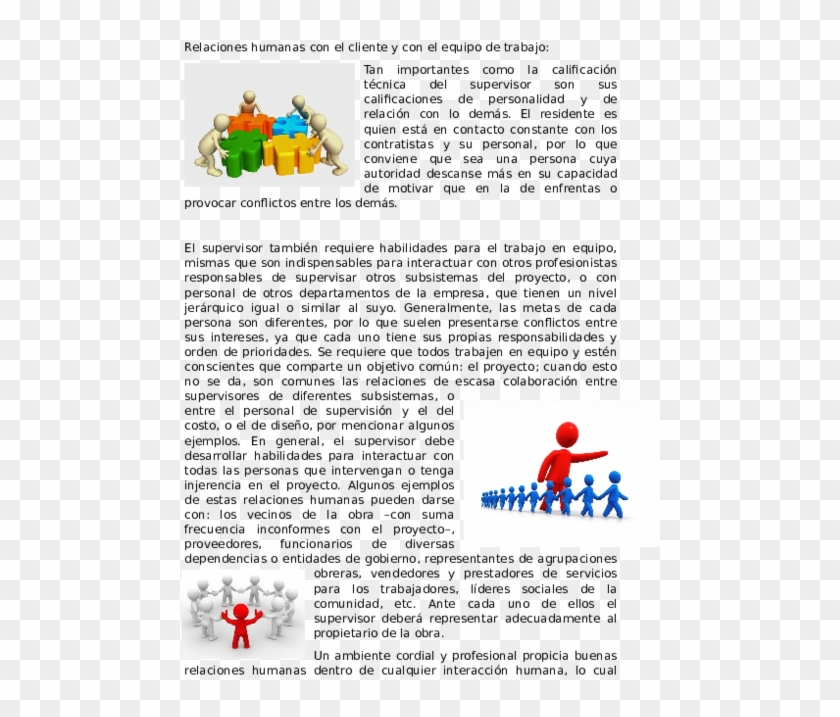 Relaciones Humanas Con El Cliente Y Con El Equipo De - Bergandengan Tangan Clipart