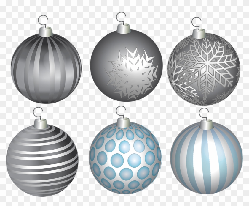 Christmas, Holiday, Ball, Tree, Ornament, Winter, Xmas - Hiasan Bola Pohon Natal Clipart #3415341