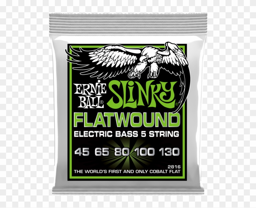 Ernie Ball Regular Slinky Flatwound 5 String Electric - Ernie Ball Clipart