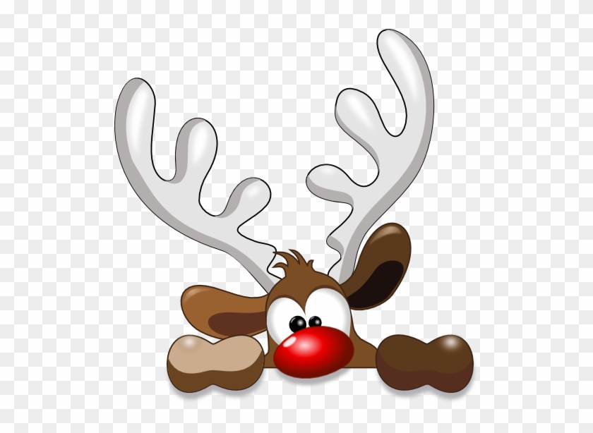 Christmas Donations Clip Art - Reindeer Christmas Clipart - Png Download #3415423
