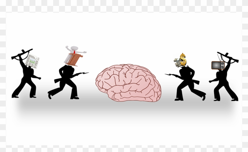 El Terrorismo No Solo Es Inmoral, Sino Que También - Addiction Brain Cartoon Clipart #3415931