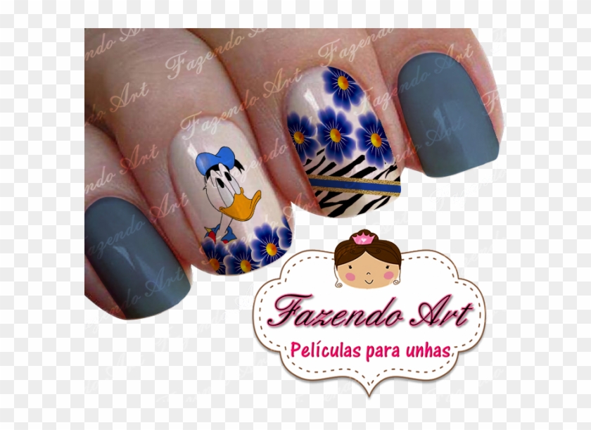 Pato Donald , Png Download - Nail Polish Clipart #3416013