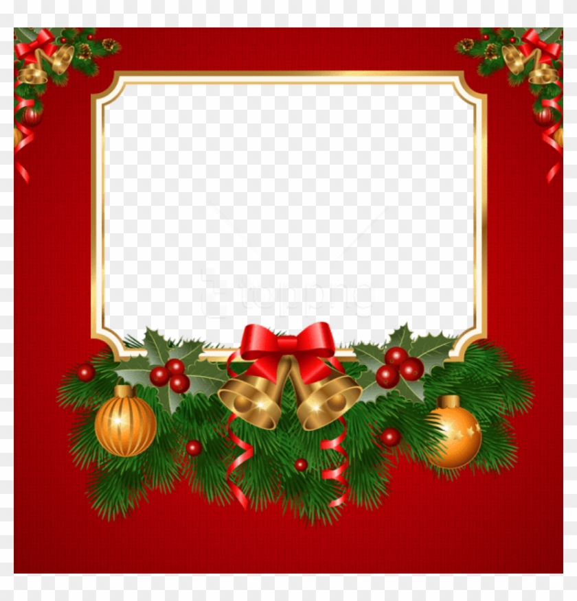 Free Png Christmas Transparent Red Png Frame Background - Christmas Frame Png Transparent Clipart