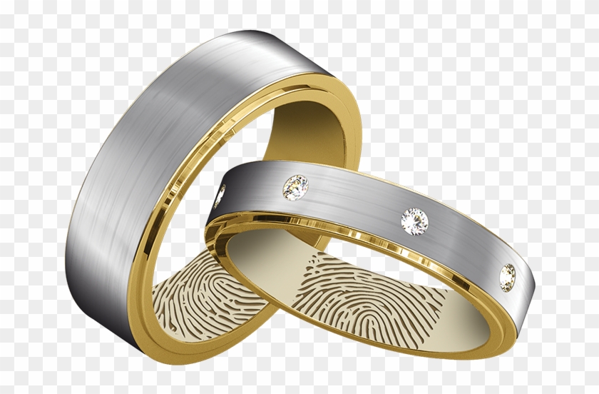 Alianças Com A Impressão Digital Do Casal - Alianças Modelos Lançamento Clipart #3416206