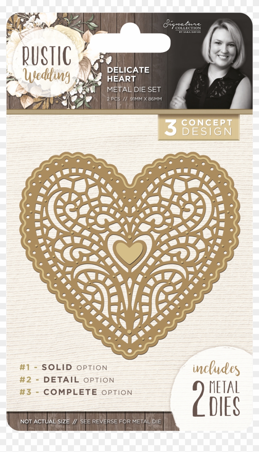 Rustic Wedding Metal Die - Die Cutting Clipart #3416427