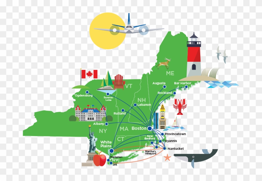Cape Air Flights New England - Rutland Vermont Airport Clipart #3416830