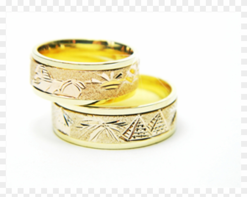 Par De Alianças Para Noivado E Casamento Em Ouro 18k - Par De Aliança Escrava Clipart